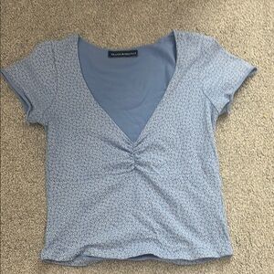 Blue V-Neck Top by Blank